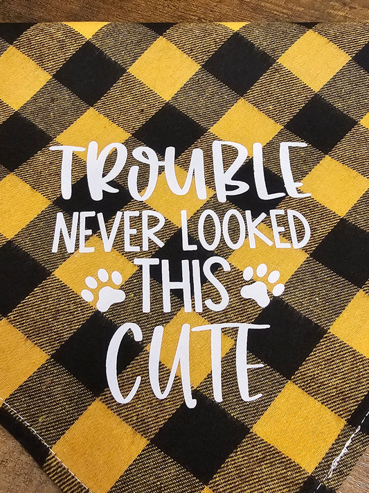 Trouble Never Looked This Cute Pet Bandanas