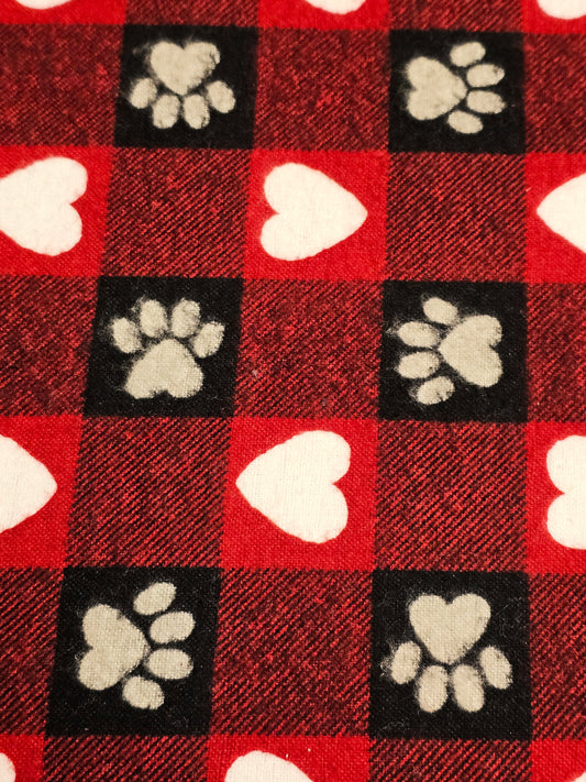 Hearts and Paws Pet Bandana