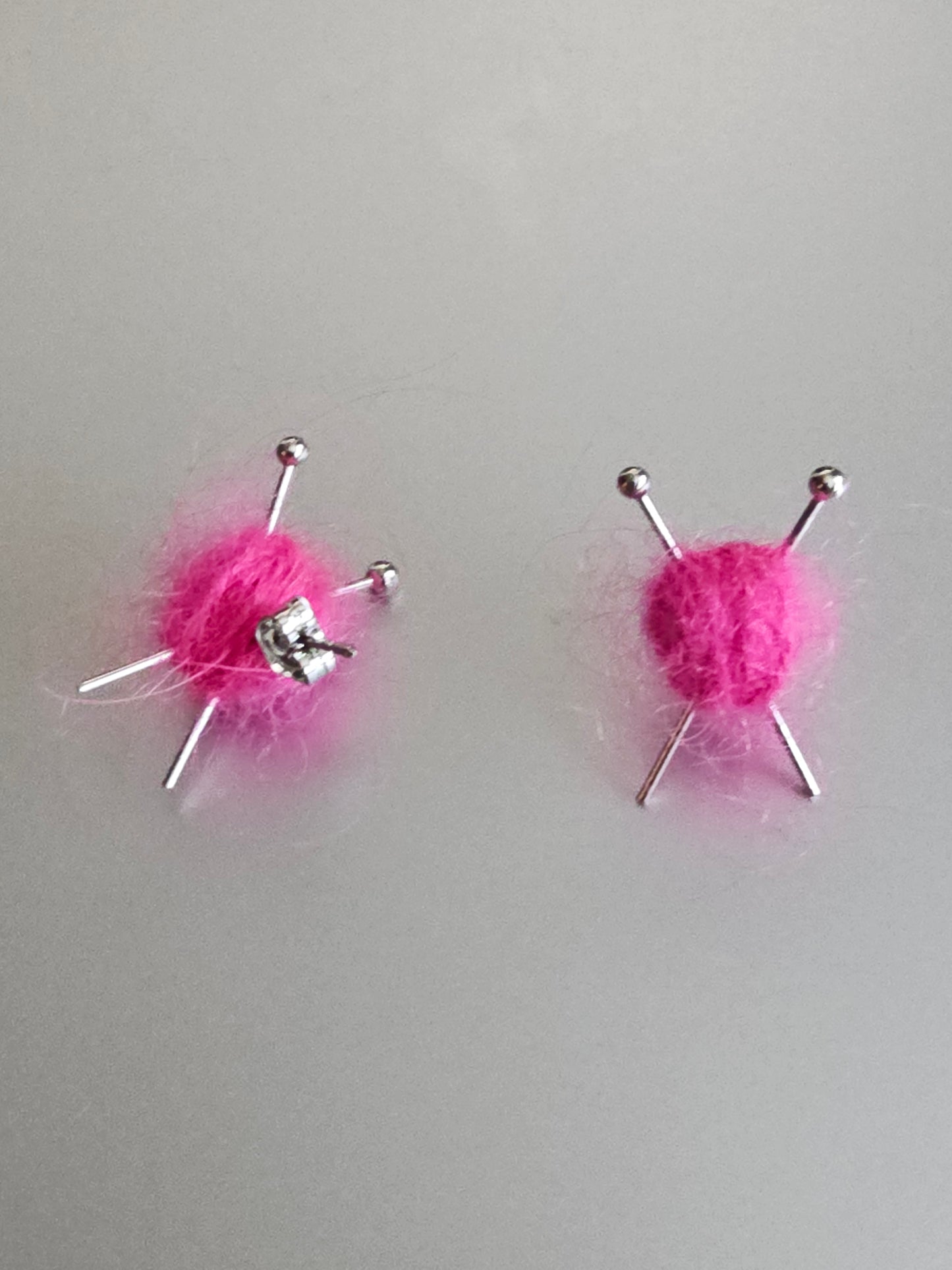 Needles And Yarn Earrings