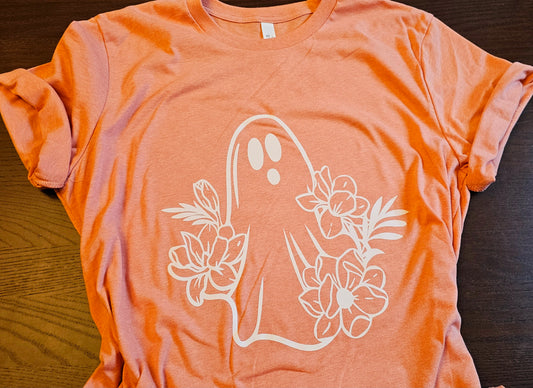 Ghost with Flowers