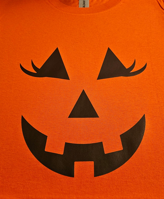 Jack-o-lantern with lashes (Youth)