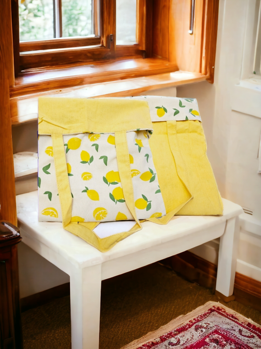 Lemon/Yellow Tote Bag