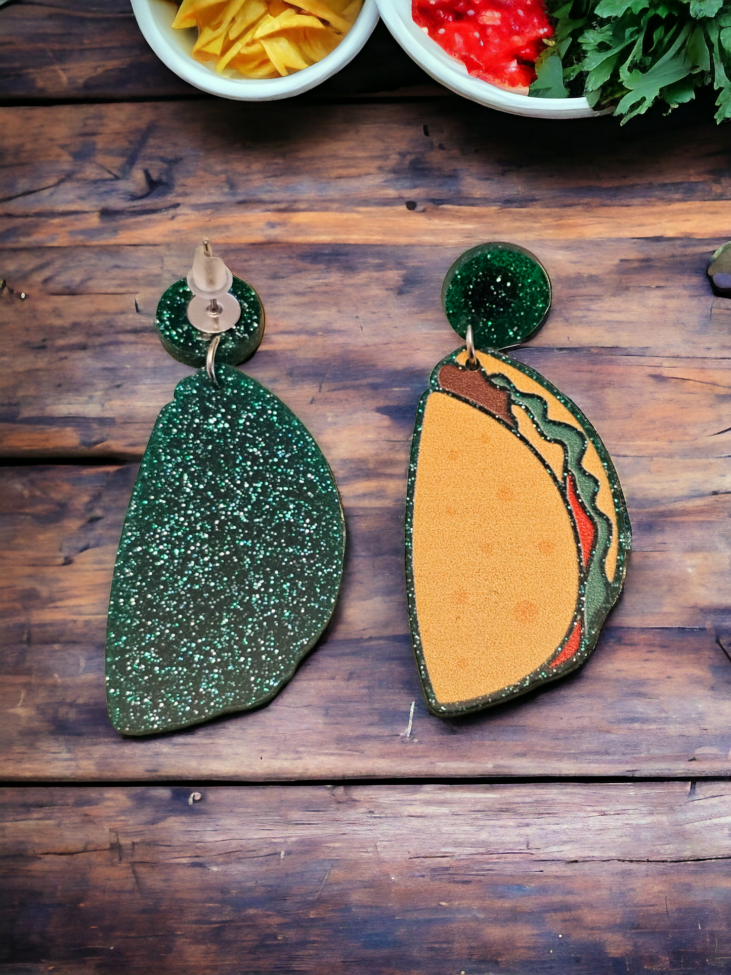 Taco Earrings