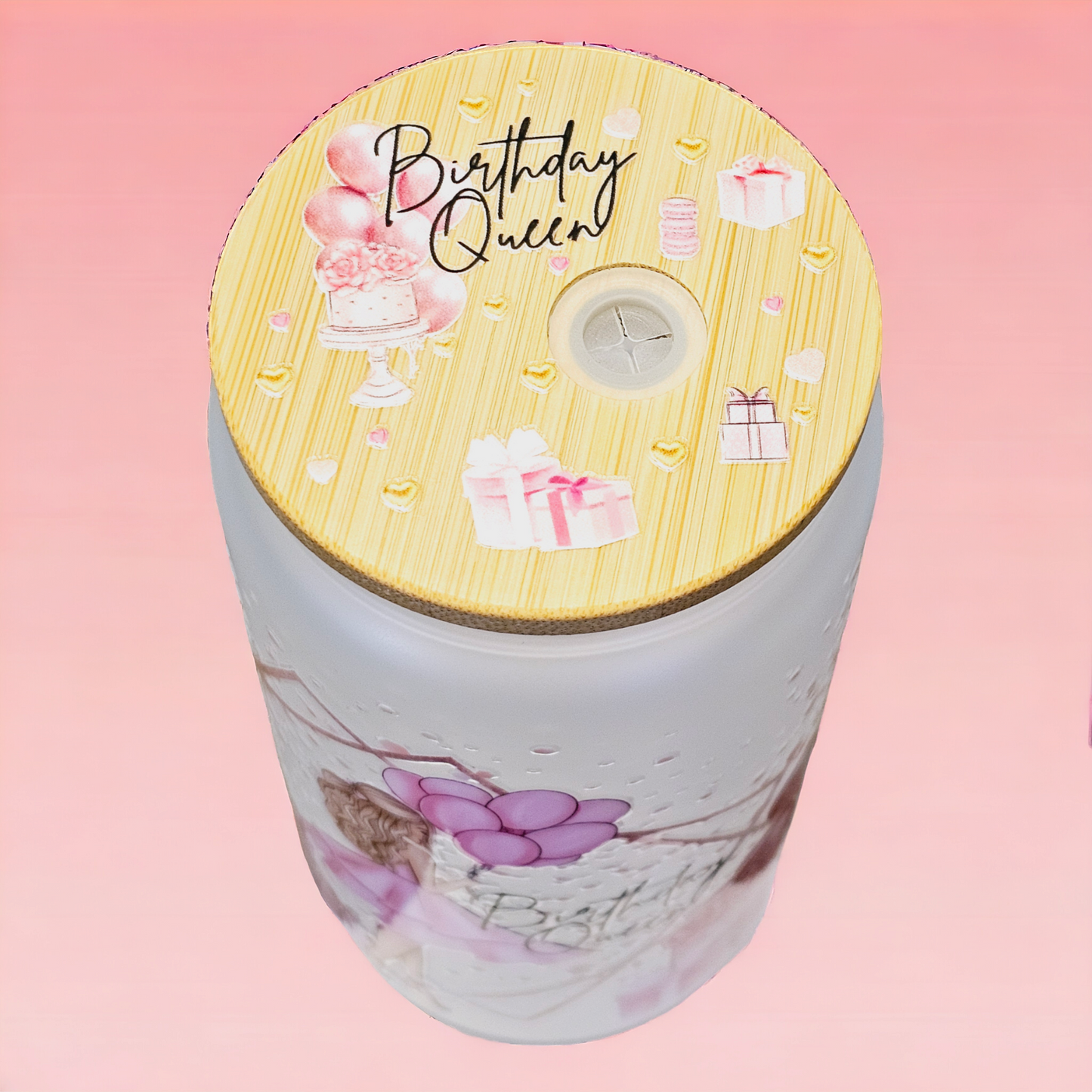 Birthday Queen Tumbler with Decorative Lid