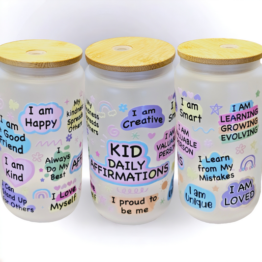 Kid Daily Affirmations Tumbler