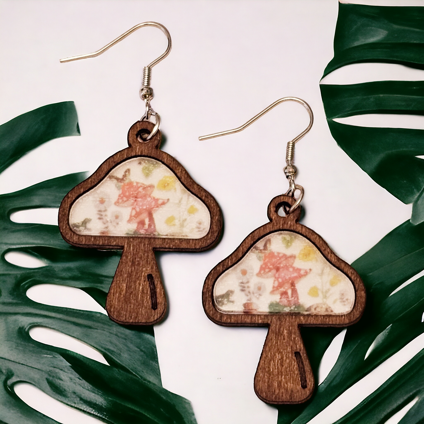 Mushroom Garden Earrings