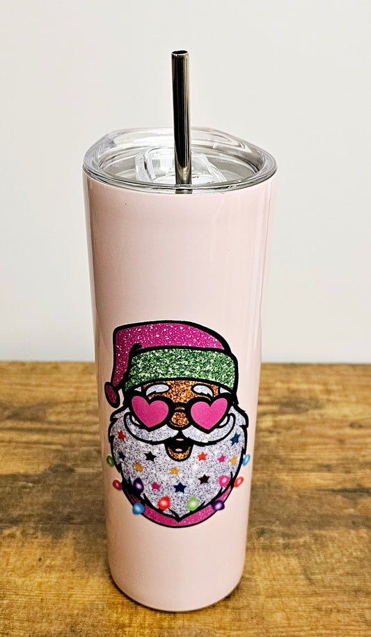 Sparkly Santa Tumbler