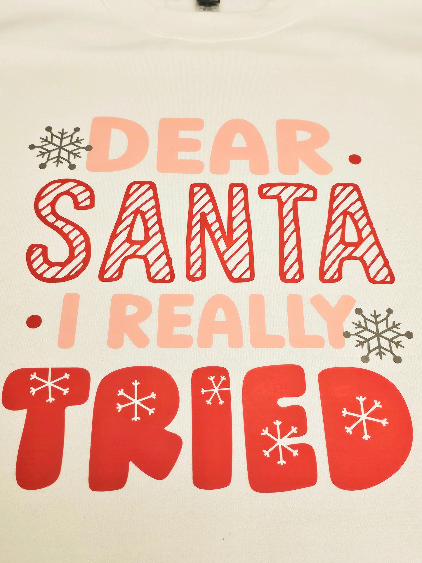 Dear Santa I Really Tried