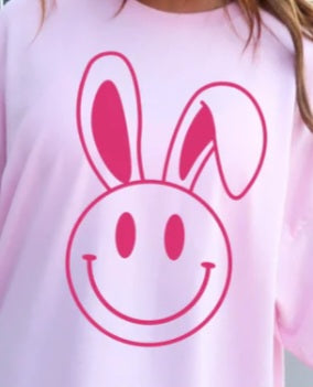 Pink Smiley Bunny