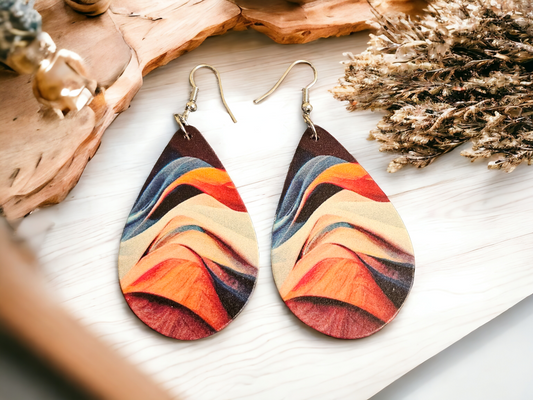 Boho Teardrop Earrings (dark)