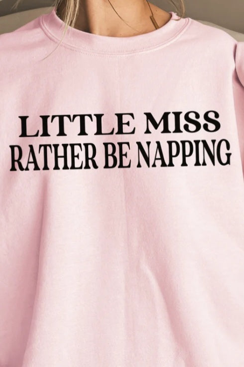 Little Miss I'd Rather Be Napping