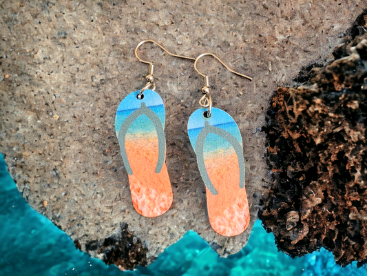 Beach Flip Flop Earrings