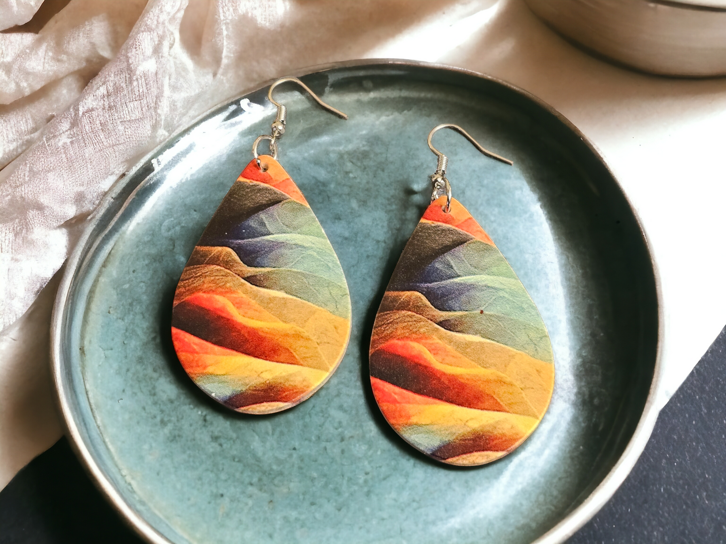 Boho Teardrop Earrings (light)